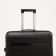 Big suitcase 28 ", lightning department, code castle, 4 wheels, black color