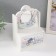 Casket wood 1 box with a mirror "Lavender trolley" 11x7.5x14.8 cm