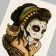 Tattoo on the body color "Mexican riddle" 26.1x14.6 cm