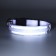 Collar with backlight double strip size XL, Osh 52-60 x 2.5 cm, 3 glow modes White