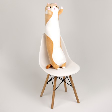 Soft toy "cat", 90 cm, redhead color-1