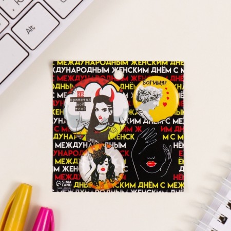 Icons sunset set 3 pcs d = 25 mm d = 35 mm "My tone" 7x7 cm-1