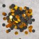 Confetti "Gold", 20 g, d = 1.1 cm