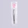 Pinzet begged, wide, 8.5 cm, silver color