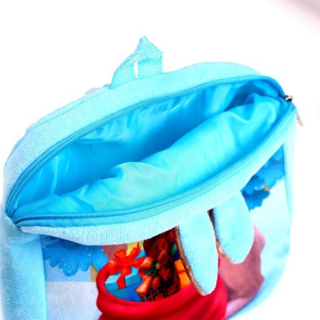 New Year's Plush Children's backpack "Hare with gifts", 24 × 24 cm, for the New Year-4