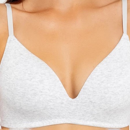 Women's bra, gray color, size 75V-2