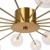Freya FR5242CL-16BS1 Celebrity, 865x865x113 mm ceiling lamp, G4, 16x3W, brass color