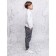 Turtleneck for a boy, height 140 cm, white color