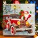 New Year's napkins Paper Home Collection "Santa Claus arrived", 3 layers, 33x33 cm, 20 pcs