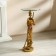 Decorative table "African" gold 38x38x85 cm