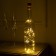 Garland “thread” 1 m dew with a cork, IP44, silver thread, 10 LED, warm white glow, fixing, solar battery