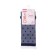 Women's socks with a decorative transparent grid CONTE ELEGANT CLASSIC, size 23, jeans color