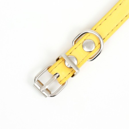 Barry-grade with a puppy, 29-32 x 2.5 cm, artificial leather, yellow-4