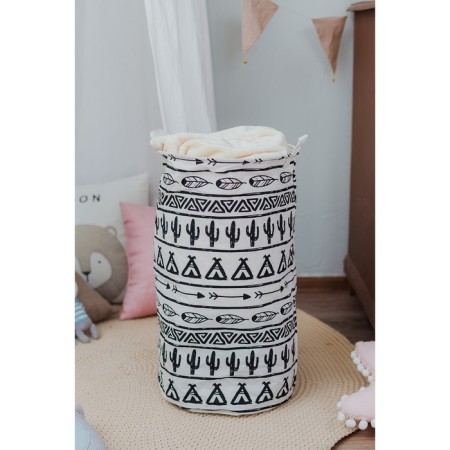 Basket Besnaya textile shares "Mexico", 35 × 35 × 60 cm-3