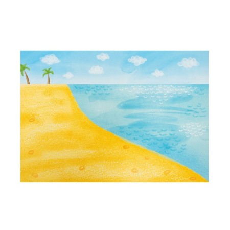 Application on the plastic "on the beach"-1