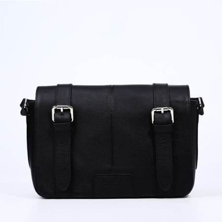 Female bag on magnets, long belt, color