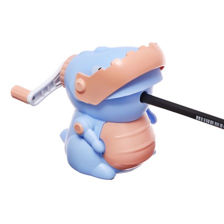 Mechanical sharpener with container "Dragon" blue-5