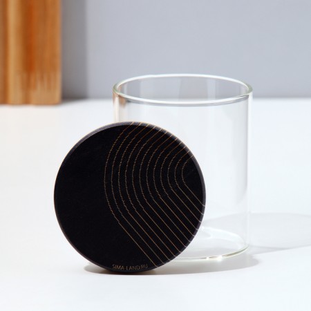 Bank for storage "Geometry", 250 ml-2
