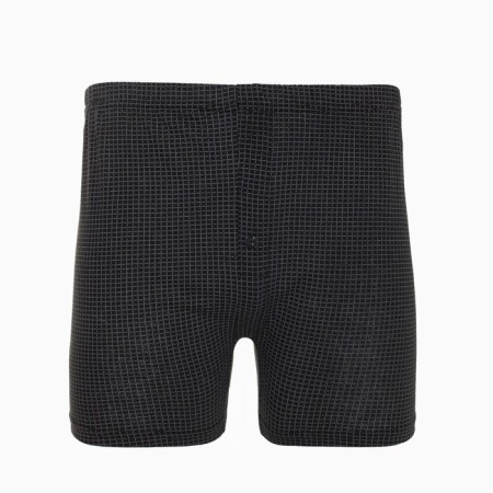 Men's panties free with a button, black color/squares, size 48-4