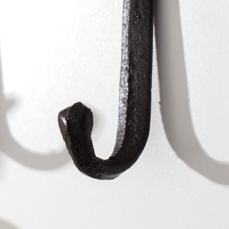 Hooks decorative cast iron "Forged peaks" 15x30x3.5 cm-2