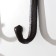 Hooks decorative cast iron "Forged peaks" 15x30x3.5 cm