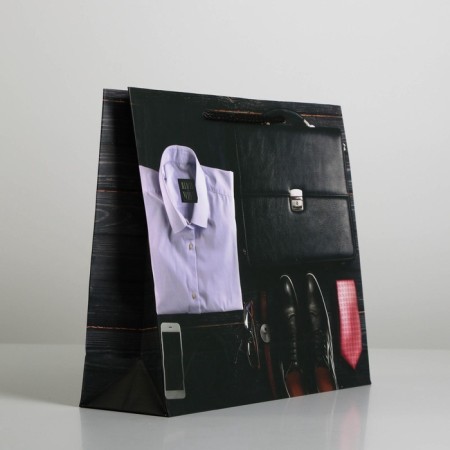 Gift Package Laminated, packaging, "style", ml 21 x 25 x 8 cm-3