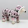 Kombinson "Deer" with a hood, size L (DS 35 cm, og 45 cm, Osh 35 cm), pink
