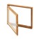 Window, 50 × 60cm, double glass of thermo needles