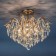 Ceiling lamp 6x60W E27, size 51x51x43 cm