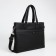 Male Business Bag, Textura, 2 external pockets, black color