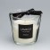 Aromatic candle in a glass "Lavaco", jasmine, white, 7.5x7.5 cm