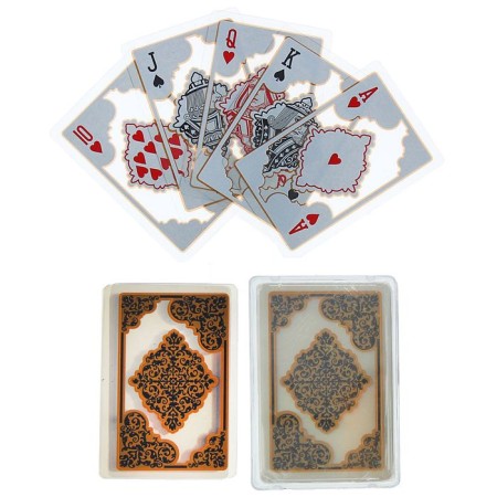 Plastic Plastic Cards "Arabica", 54 pcs, 28 μm, 8.8 x 5.7 cm, mix