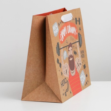 Package Gift Crafts Vertical, packaging, “strongest”, ml 23 x 27 x 11.5 cm-1