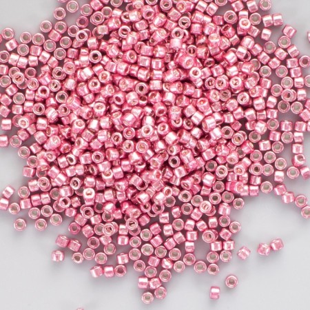 Glass beads 11/0 "cylinder. Pink gloss" 10 g-1