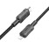 Hoco X94, Type -C cable - Lightning, 2.4 A, 1 m, fast charging, PVC, black