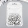 Decor for creativity Glass "Rhinestone Strived cone. Transparent" d = 1.5-6.5 mm set 1000 pcs