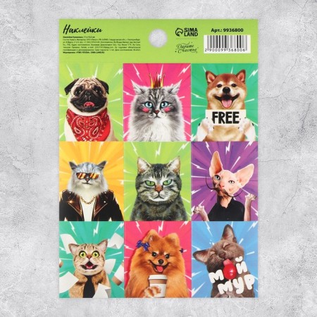 Paper Stickers "My Moore", 11 x 15.5 cm