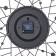 Watch walls, series: openwork, "thesis", smooth move, D-60 cm, dial 22 cm