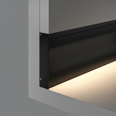 Aluminum profile of the Maytoni plinth with a backlight 80x18 mm, 2 m-1