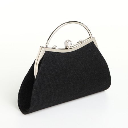 Female bag on farmar, black color-1