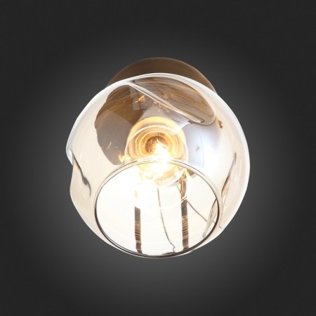 Wall lamp EVOLUCE. Sle155301-01. Gentore. 1x60 W, E14, 13x14.5 cm, Antique copper color-7