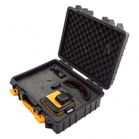 Laser level Denzel LX 360-2 Red, 30 m, 635 hm, 3 rays, LI 2800 mAh, mult and multiple-prison-11