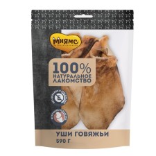 Mnyams treat for dogs, beef ears, 590 g