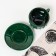 Tea couple Rishtan ceramics, 200 ml, green