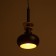 Lamp "Clint" 1x40W E27 Black bronze 20x20x38 (138) cm
