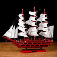 Souvenir medium “ATIS” ship, mix, 48.5X44x8 cm
