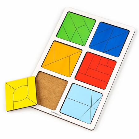 Squares Nikitin 3 level, 6 squares-5