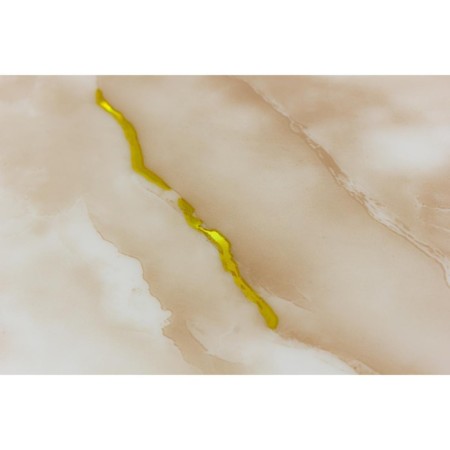 The oilcloth is transparent 0.8 mm, beige marble drawing, roll 20 pp.-2