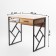 Written table Frame New, 800 × 510 × 760 mm, with a box and shelf, oak vanan / ferrous metal