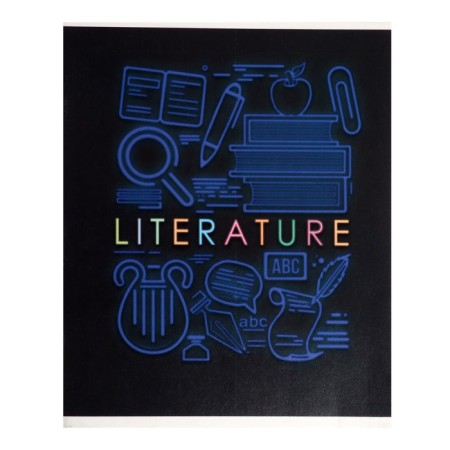 Subject Calligrata Superneon, 48 sheets in the literature line, with reference material, cover coat -cooked cardboard, offset block